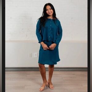 MIMU MAXI Skirt & Shirt Set